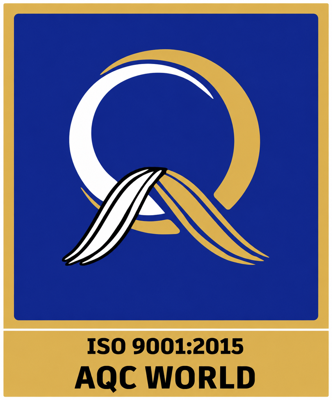 ตรารับรอง ISO 9001:2015 โดย AQC World